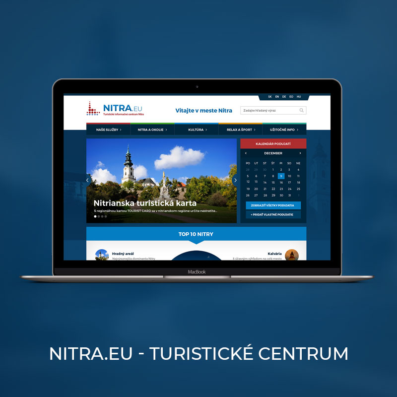 Dizajn pre portál Nitra.eu