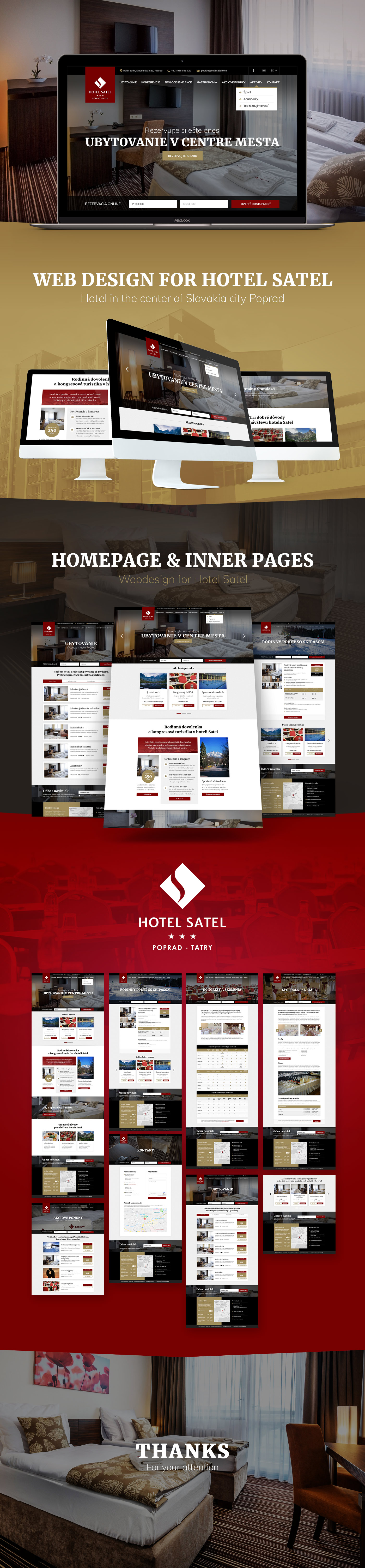 >Webdizajn na mieru pre Hotel Satel v Poprade
